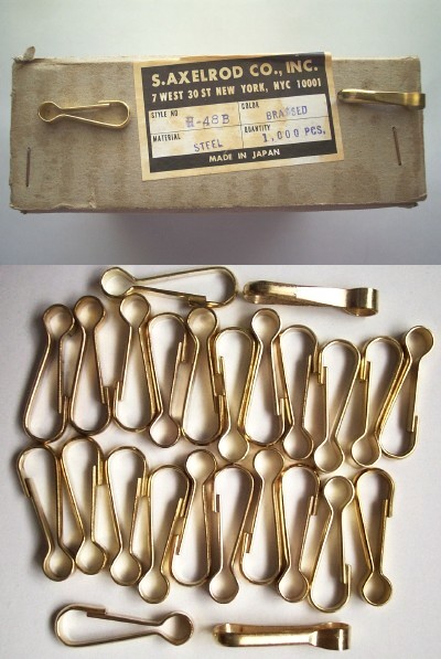 Gold 1 1/4 Inch Clips
