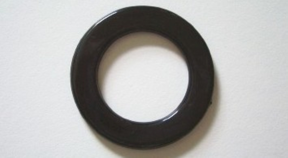 Black Plastic Circle Ring
