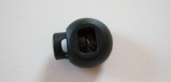 Black Round 11/16" Cord Stop