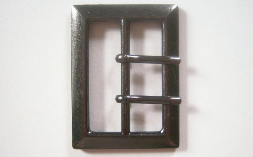 Pewter Two Prong 1 1/2" Metal Buckle