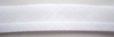 White Single Fold Bias Facing