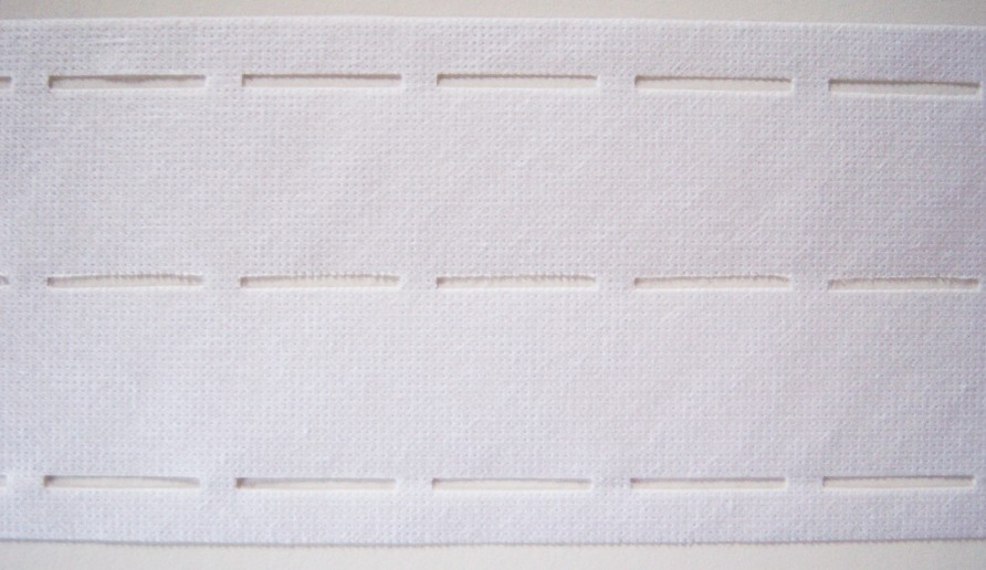 White Pellon Perforated Fusible Interfacing