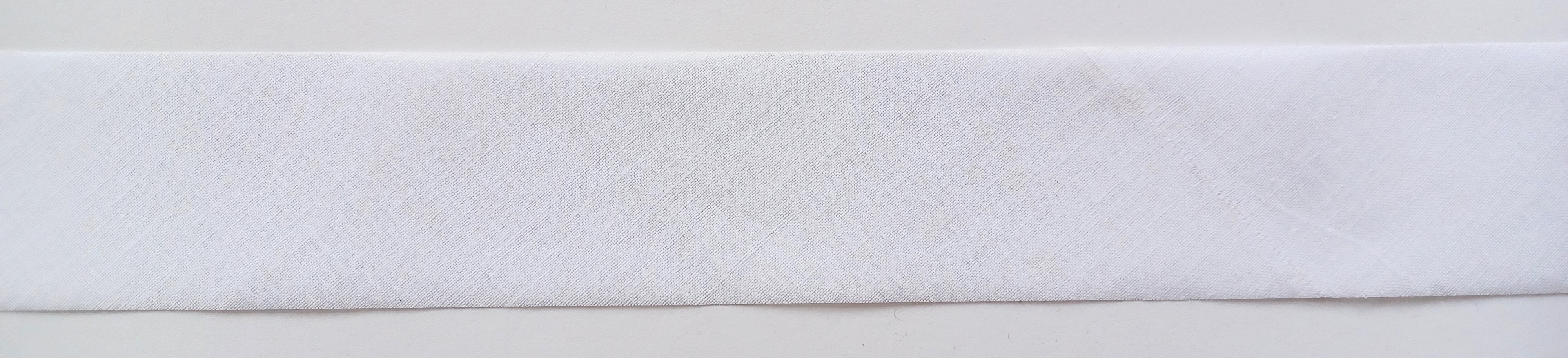 White Bias Woven Facing
