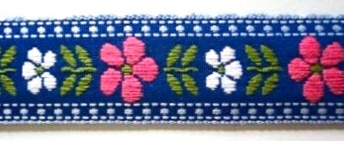 Royal/Rose Jacquard