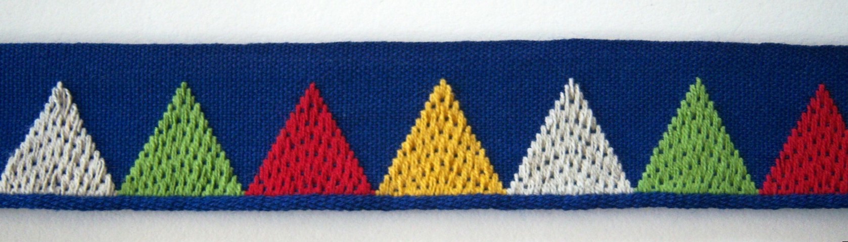 Royal/Red 13/16 Inch Jacquard