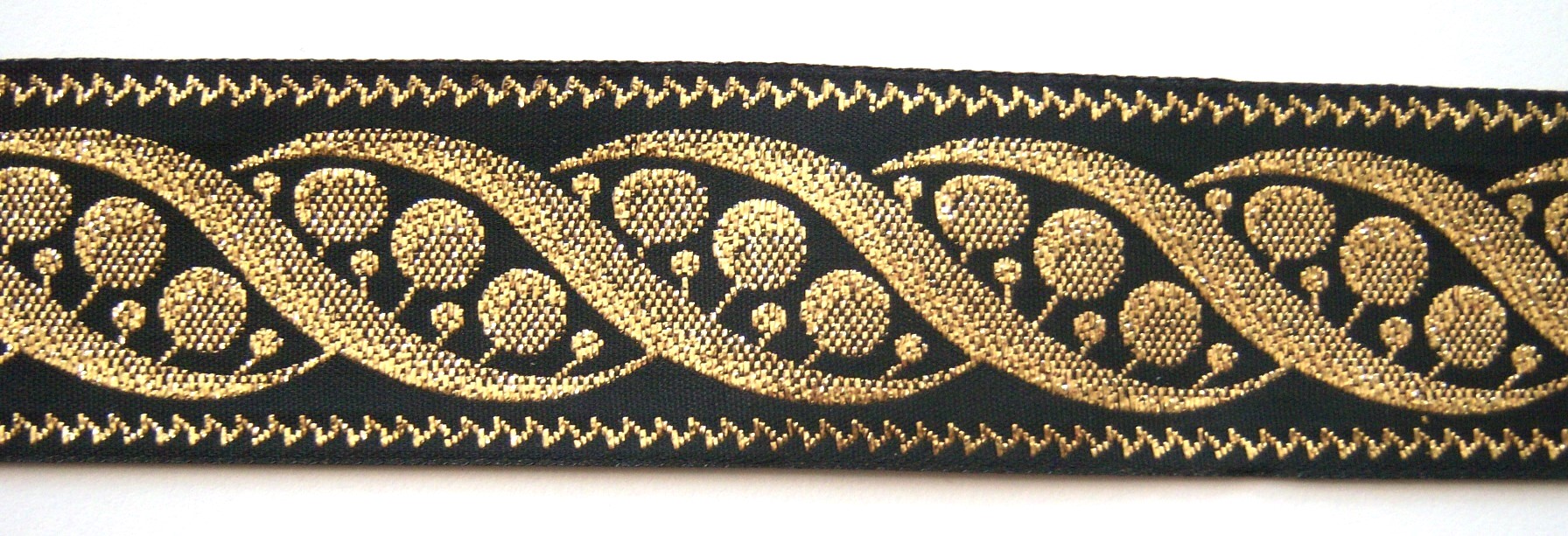 Black/Gold 1 5/16" Ribbon