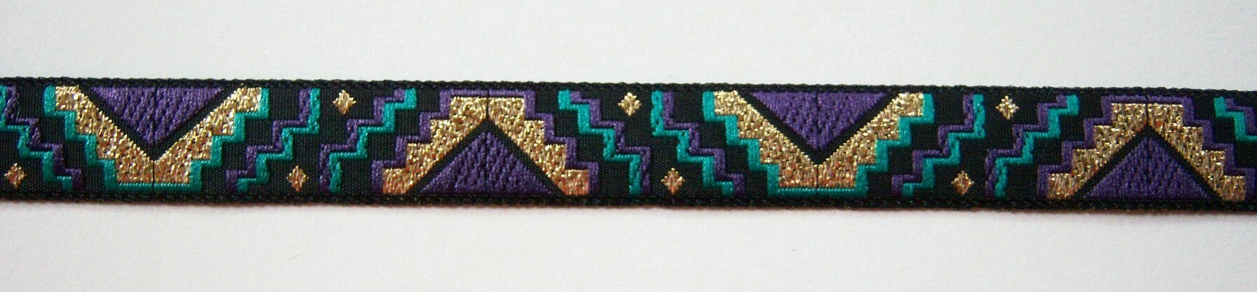 Black/Purple/Gold 1/2" Trim