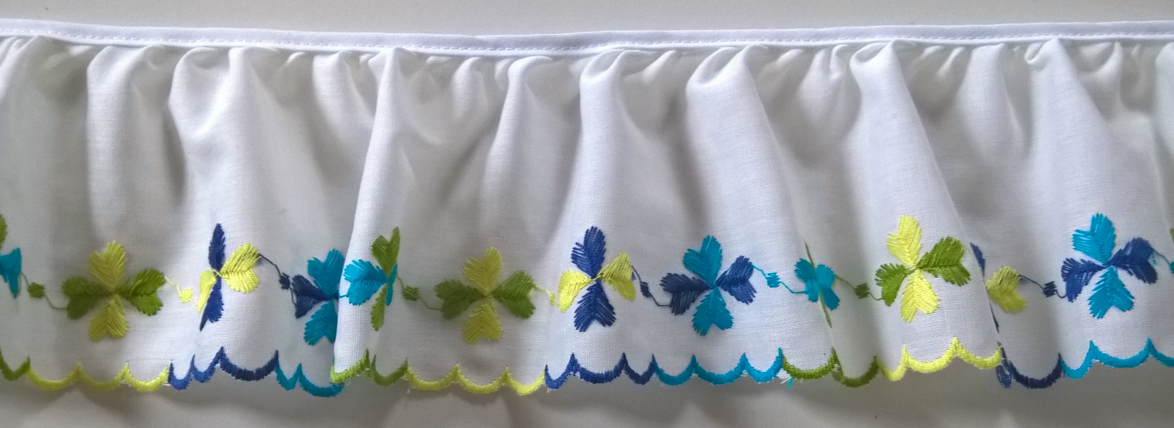 White/Cyan 4" Trim