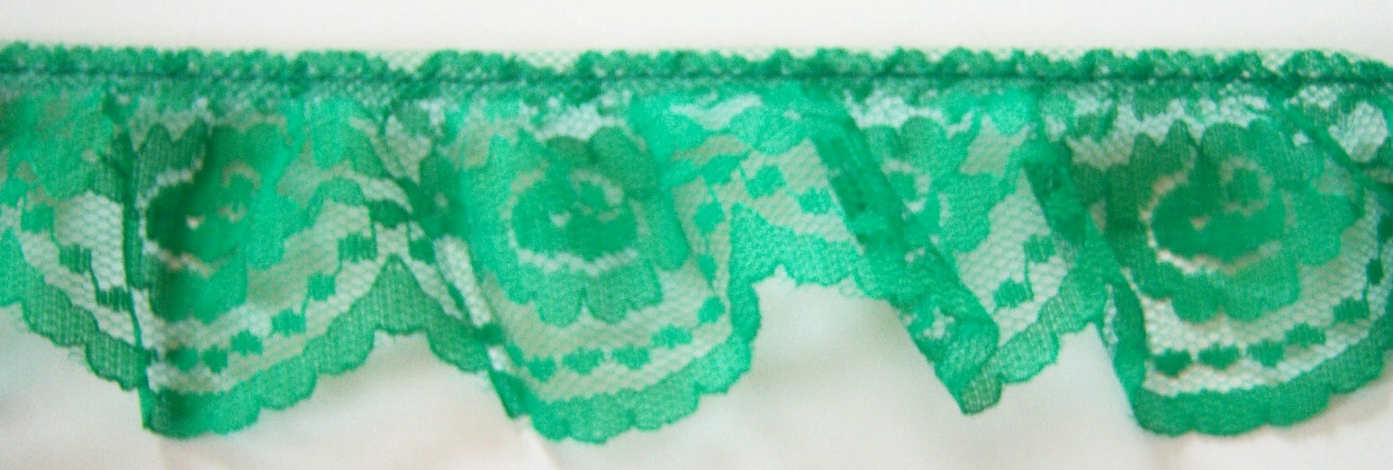 Emerald 2" Ruffled Lace