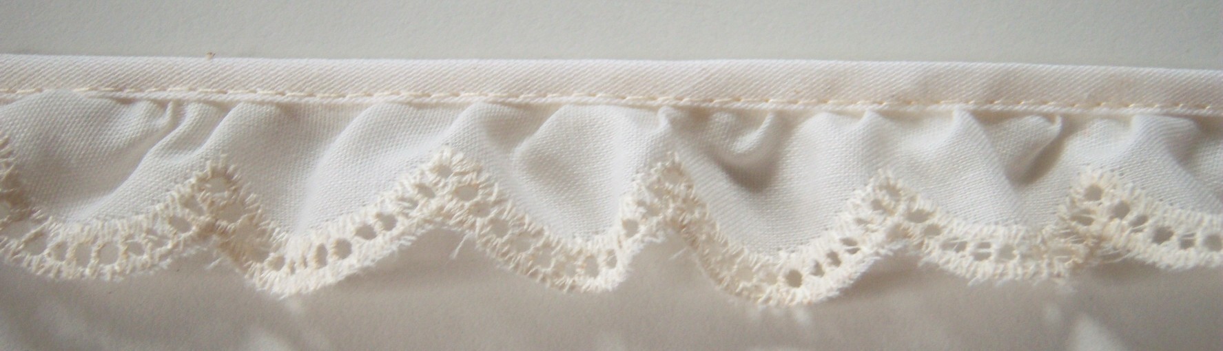 Candlelight Ruffled 1" Eyelet Lace