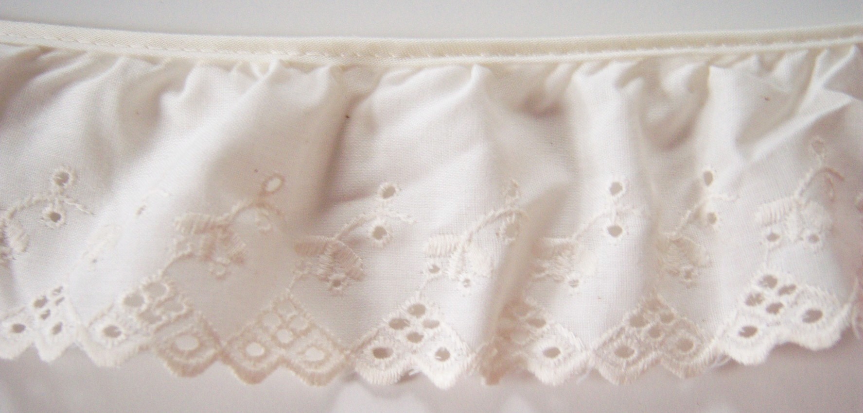 Candlelight Ruffled Eyelet Lace