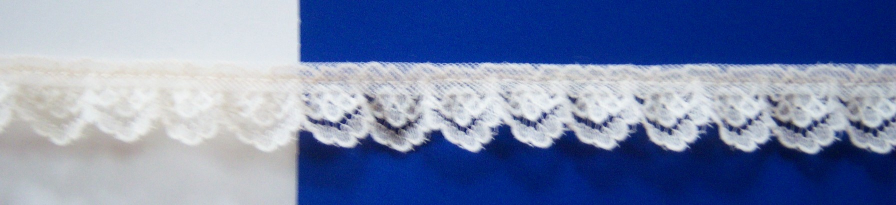 Ecru 1/2" Gathered Lace