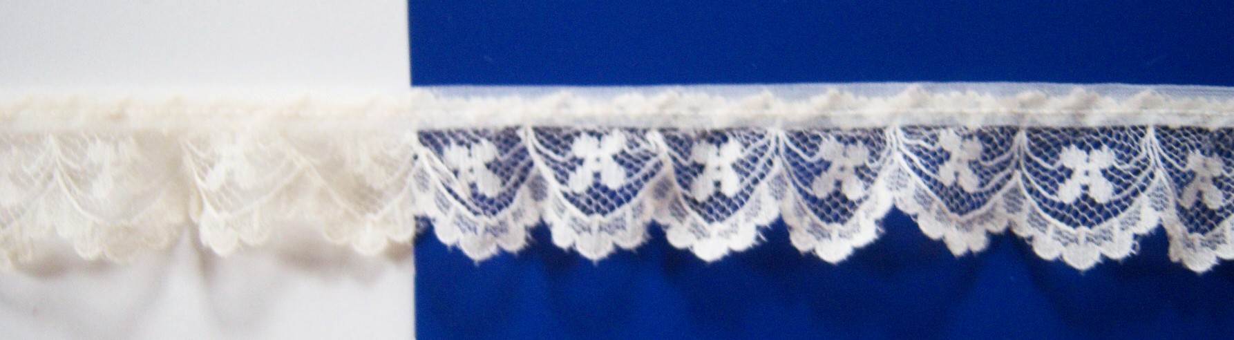 Candlelight 1 1/4" Gathered Lace
