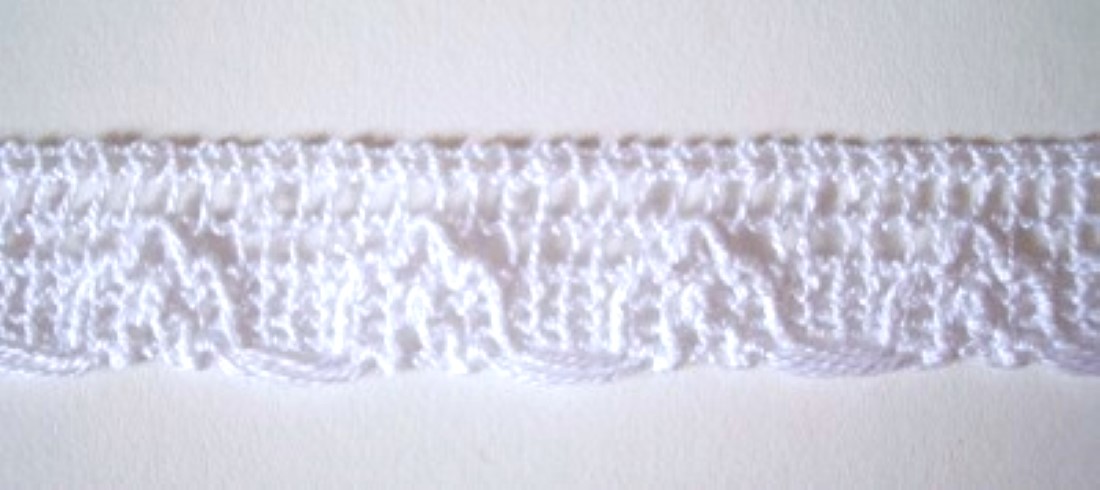 White 3/4" Lace
