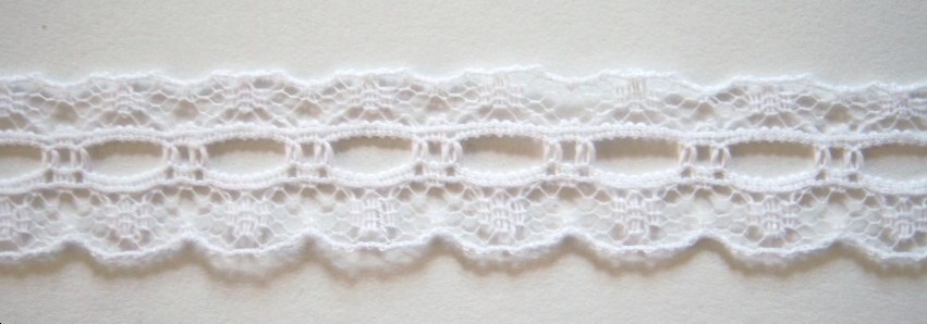 Off White 3/4" Nylon Lace