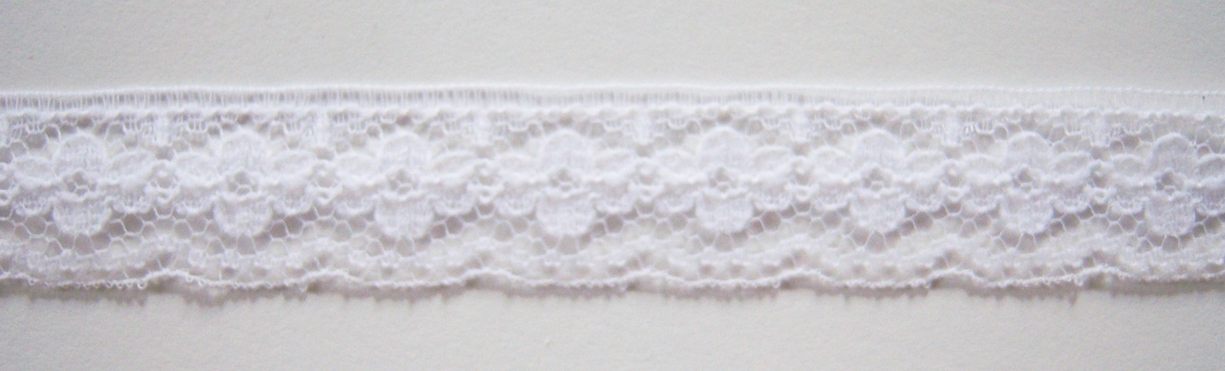 White 5/8" Nylon Lace