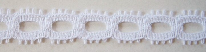 White 5/8" Nylon Lace