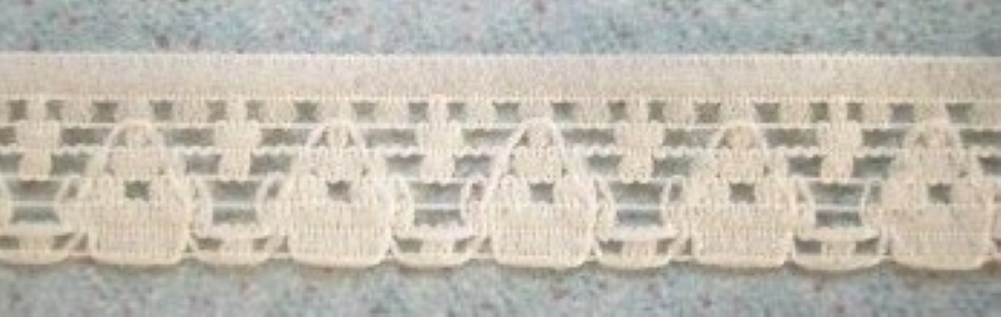 Ivory 7/16" Nylon Lace