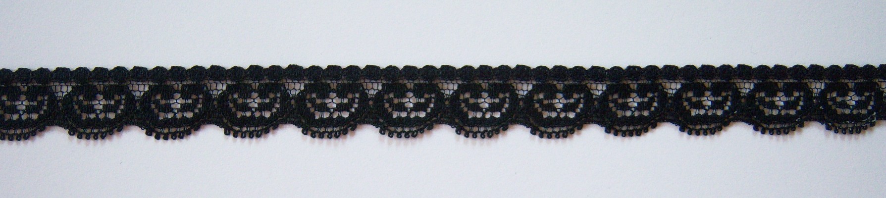 Jet Black 5/8" Nylon Lace