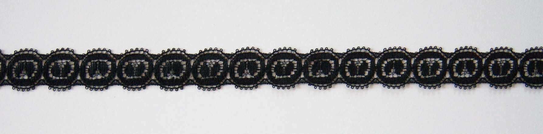 Jet Black 5/8" Nylon Lace