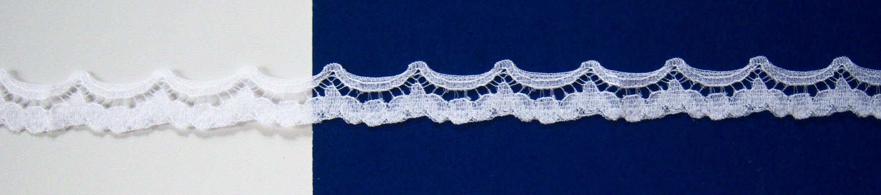 White #1444 Nylon 5/8" Lace