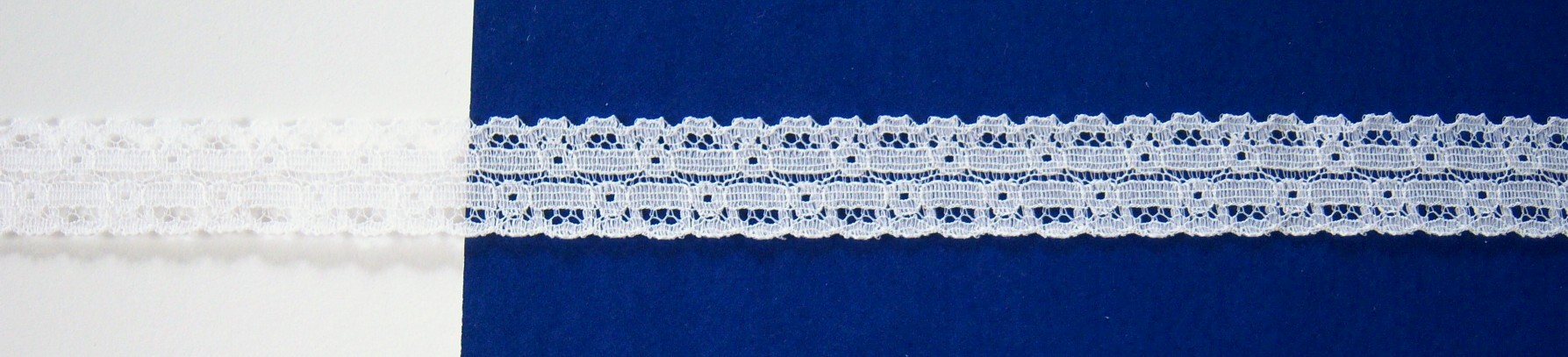 Star White 3/4" Nylon Lace