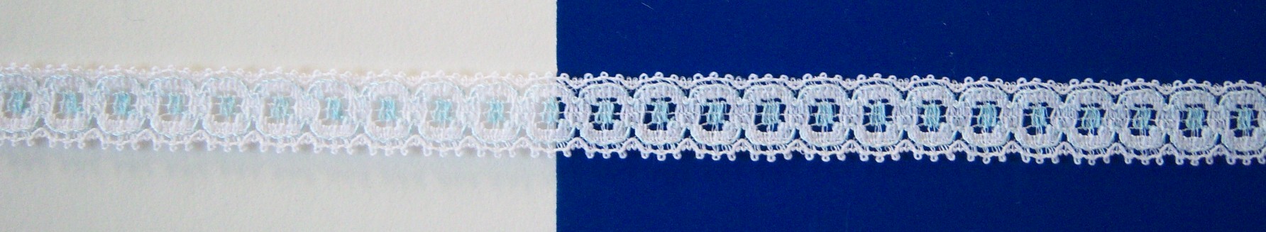 White/Blue Lace