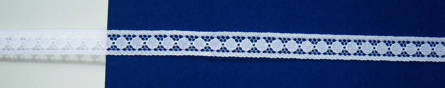 White #1144 Nylon 9/16" Lace