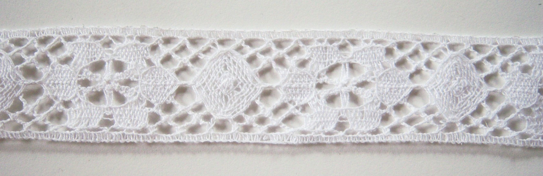 White Nylon 1" Cluny Lace