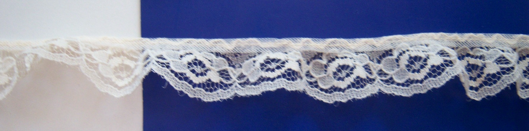 Candlelight 1 1/8" Gathered Lace