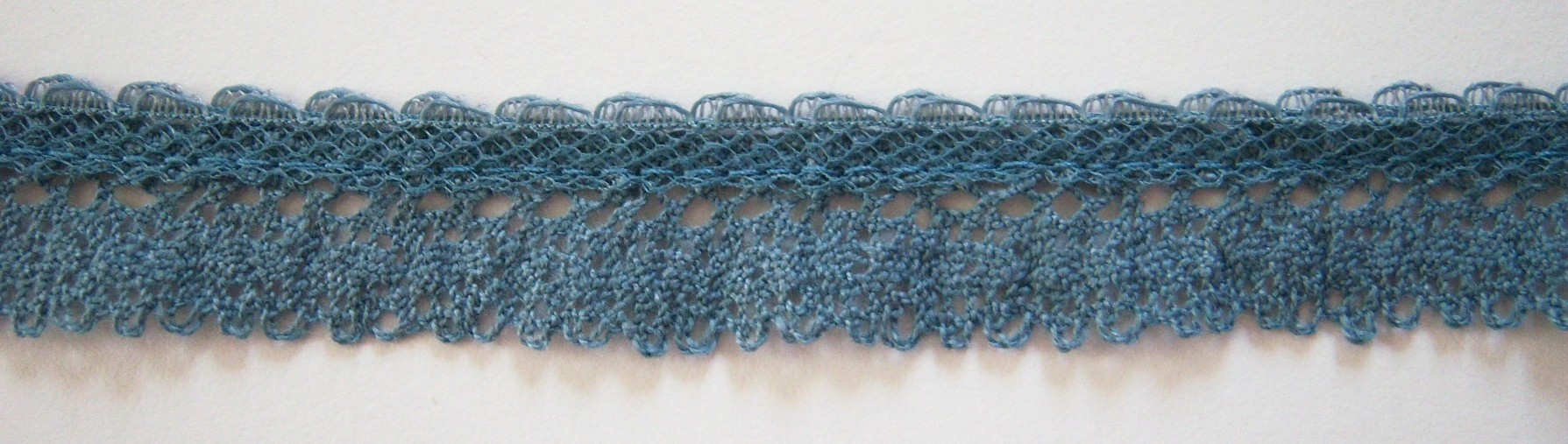 Wmsbrg Blue 7/8" Gathered Lace