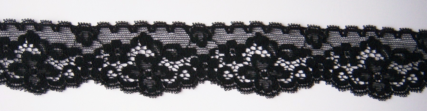 Black 1 1/2" Nylon Lace