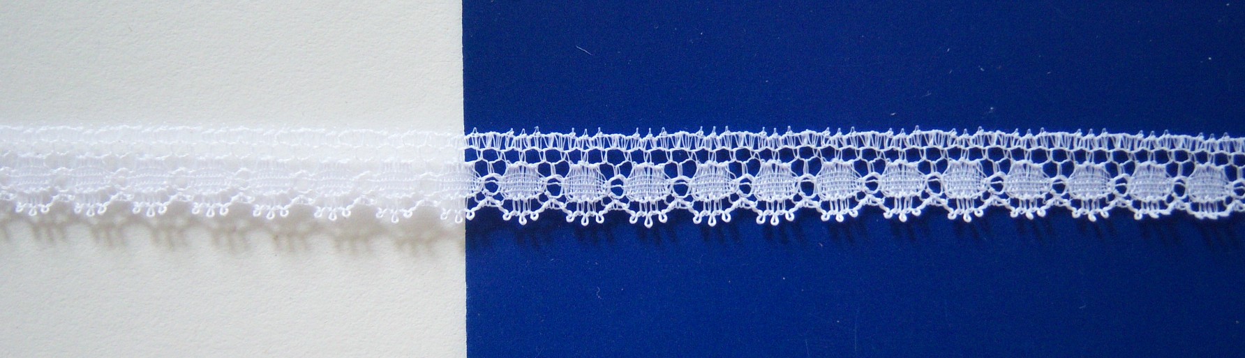 White 3/8" Nylon Lace