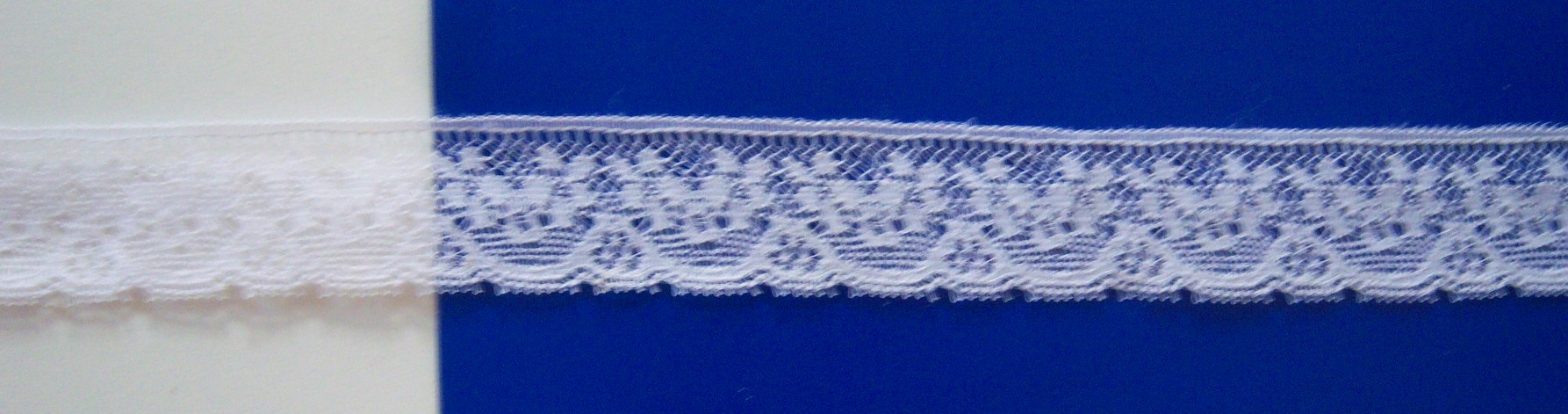 Star White 1" Nylon Lace