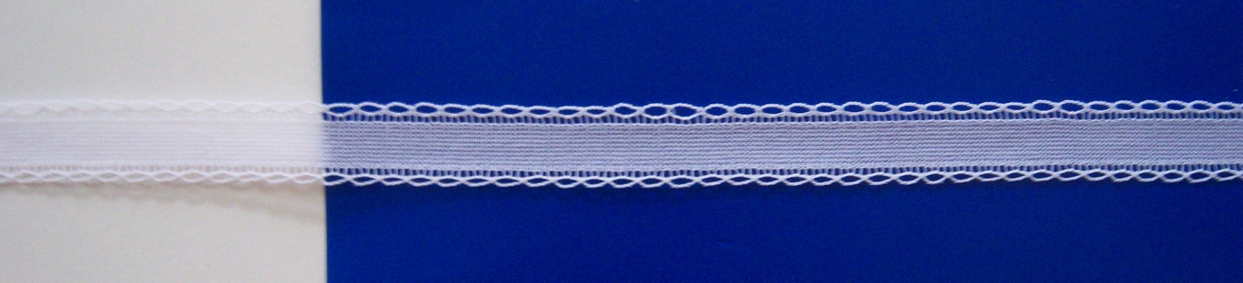 White 5/8" Nylon Lace