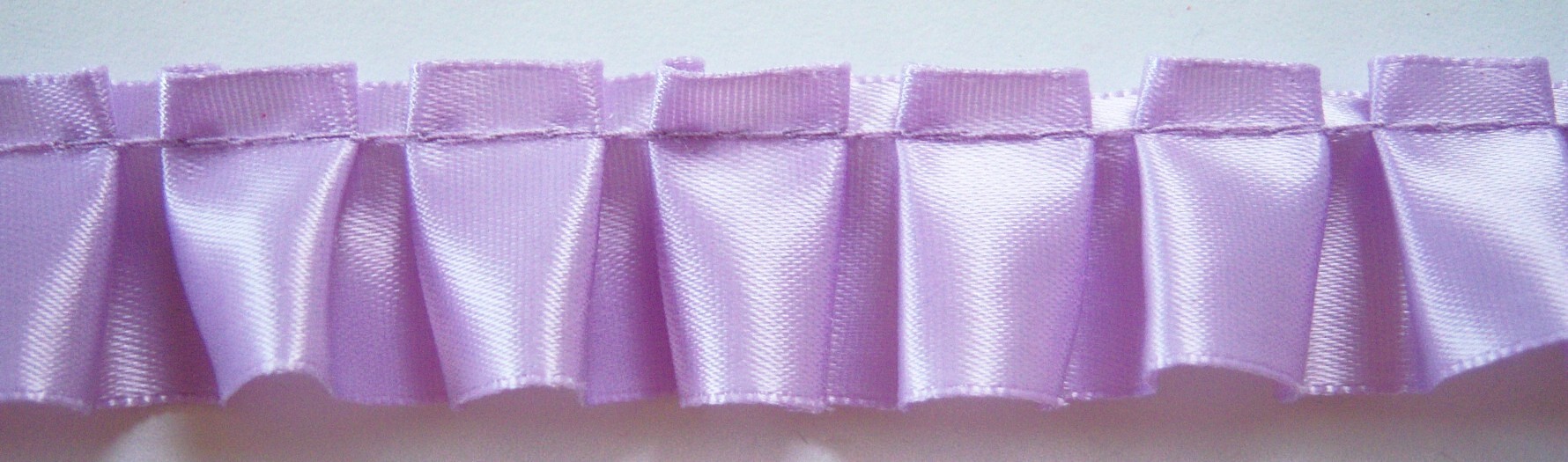 Lavender 1" Pleated Satin Ribbon