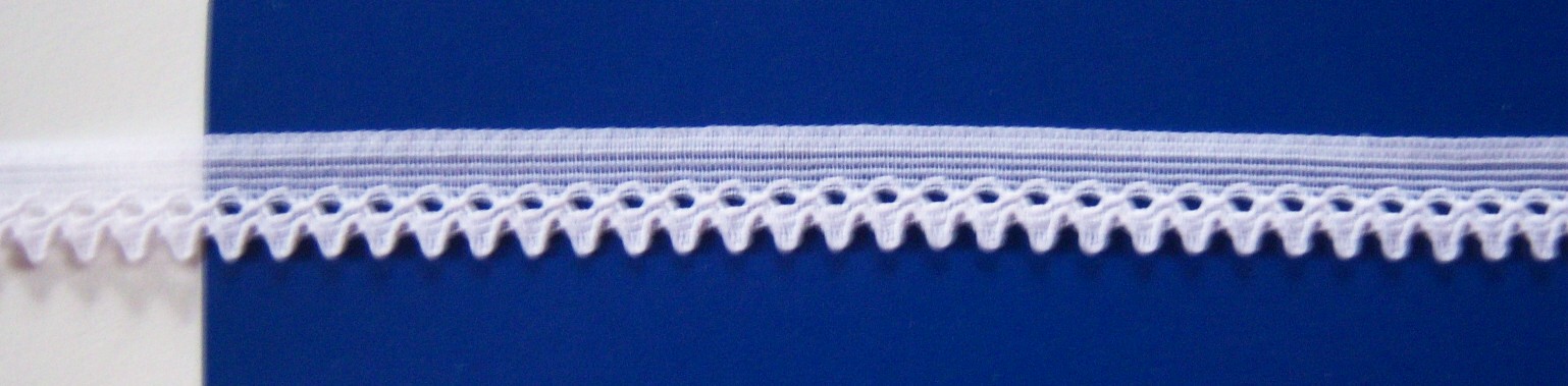 White 3/8" Nylon Lace