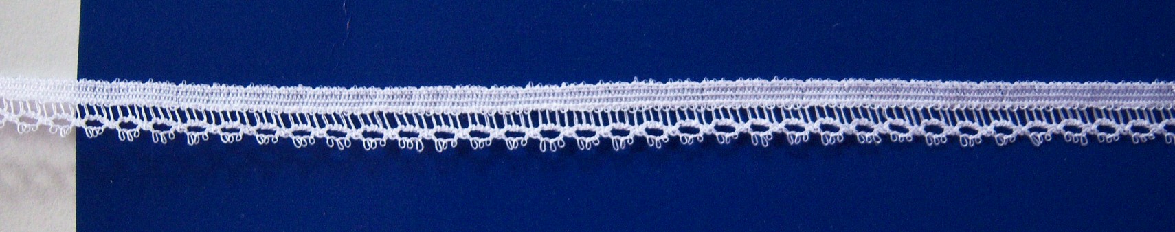 White 3/8" Nylon Lace