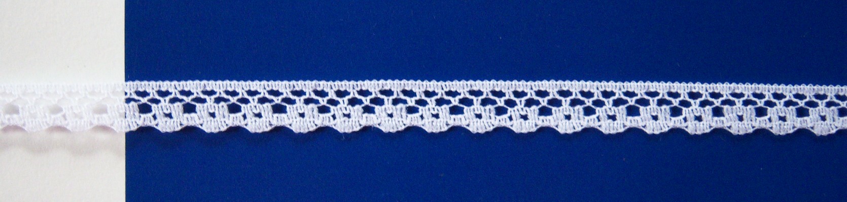 White 3/8" Nylon Lace