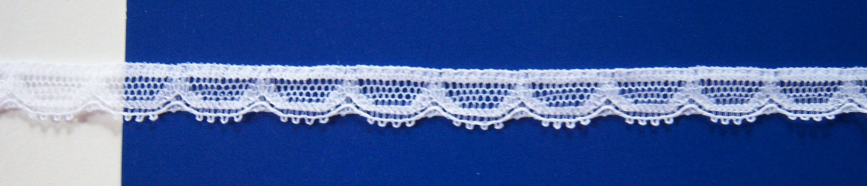 White 3/8" Nylon Lace