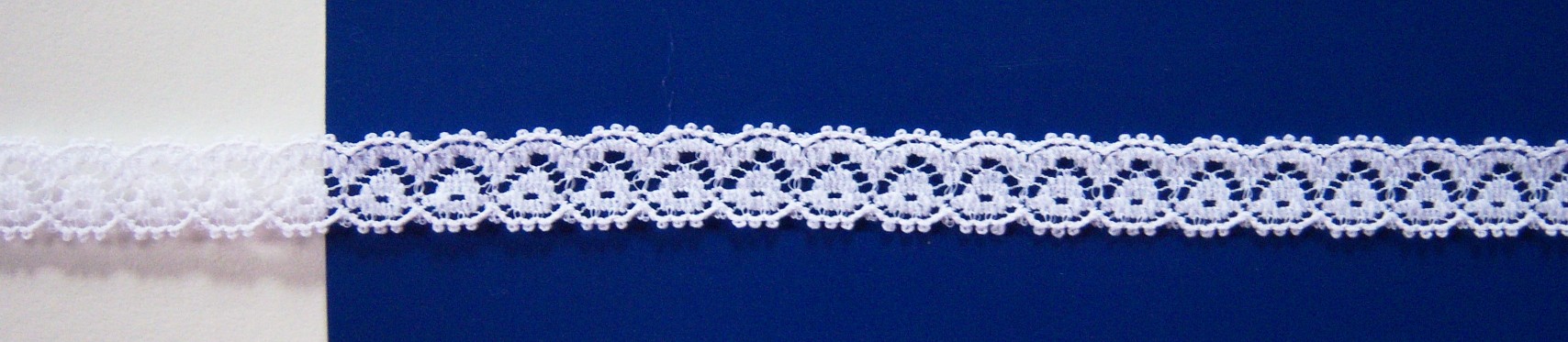 White 3/8" Nylon Lace