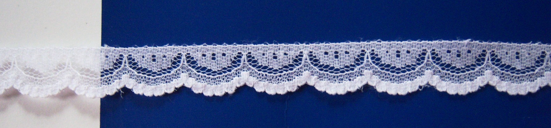 White 3/4" Nylon Lace