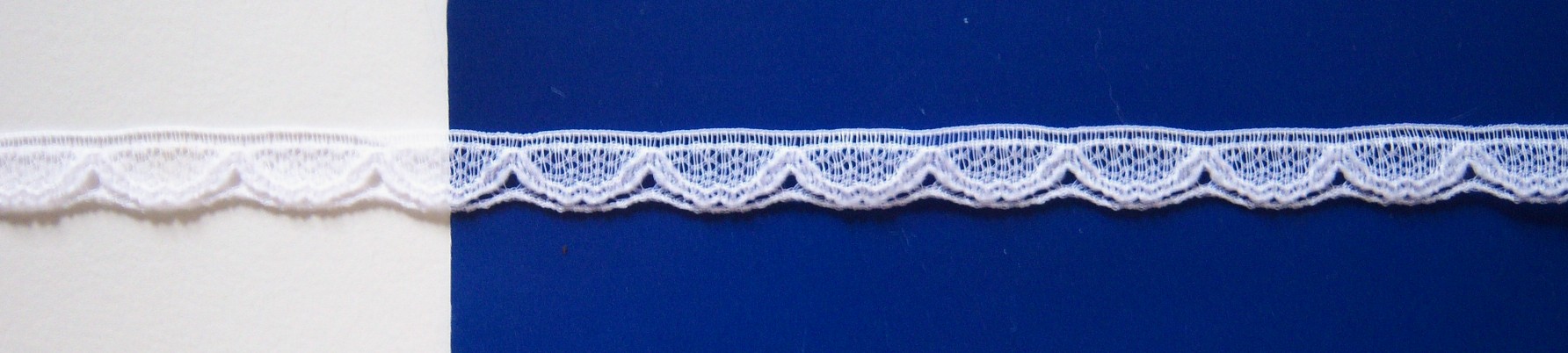 White 3/8" Nylon Lace