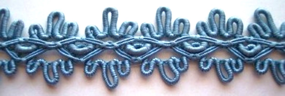 Cornflower 7/8" Scroll Braid