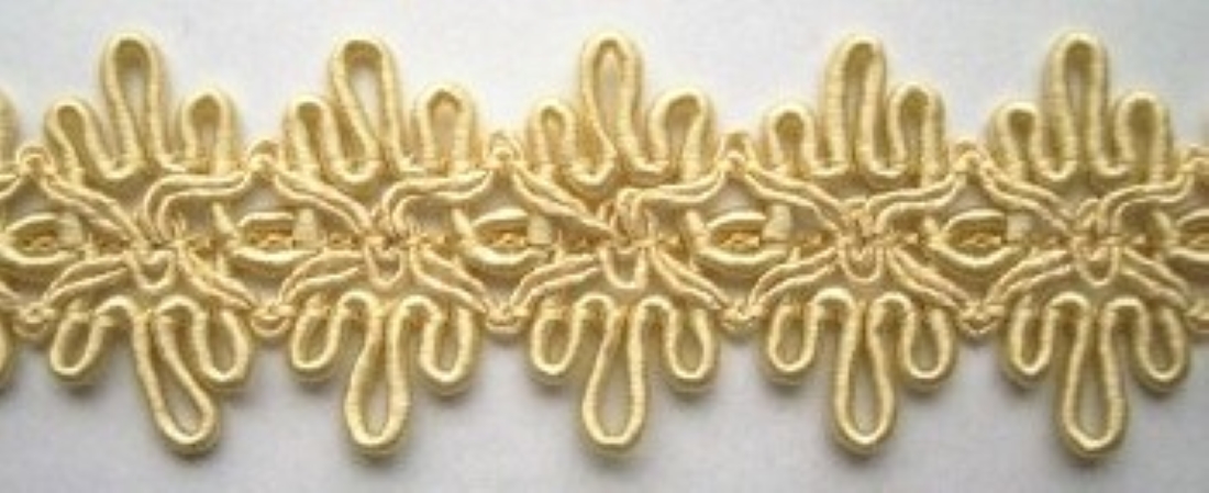 Wheat Scroll 1" Open Braid
