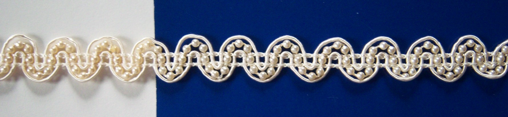 Ivory 1/2" Pearl Braid