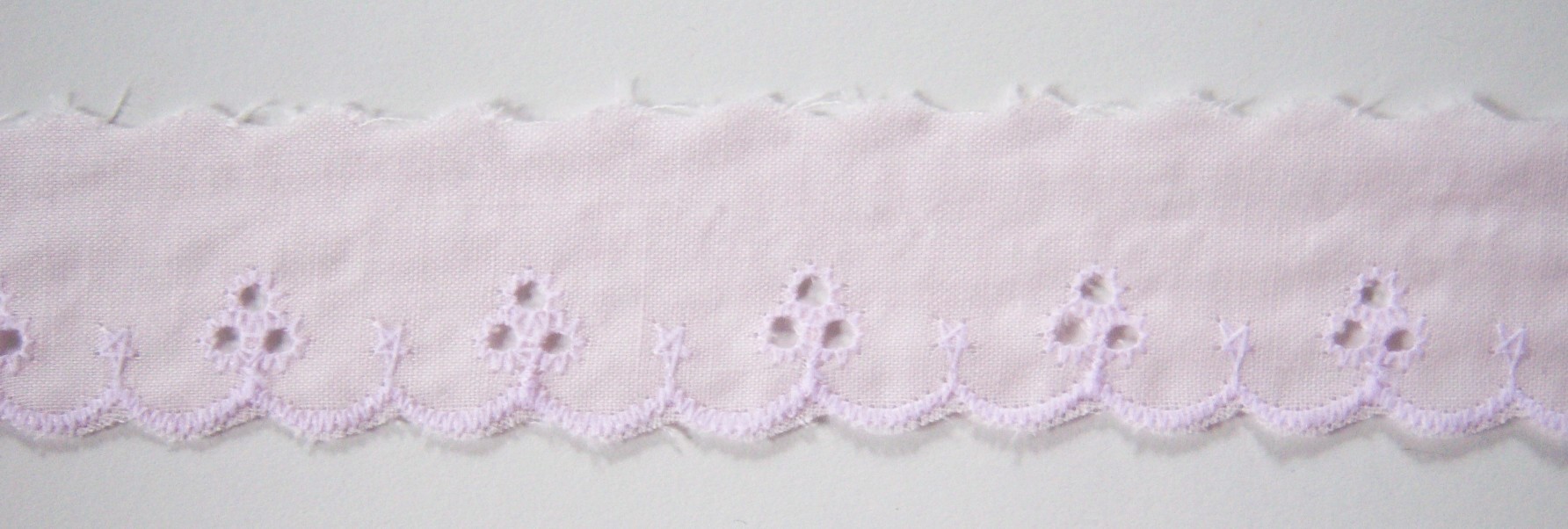 Pink 1" Eyelet Lace