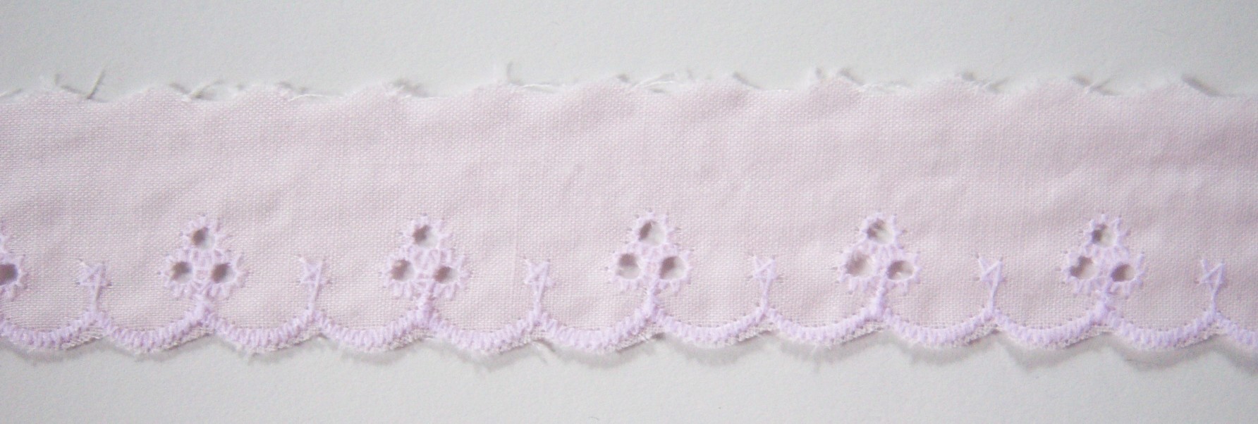 Pink 1" Eyelet Lace