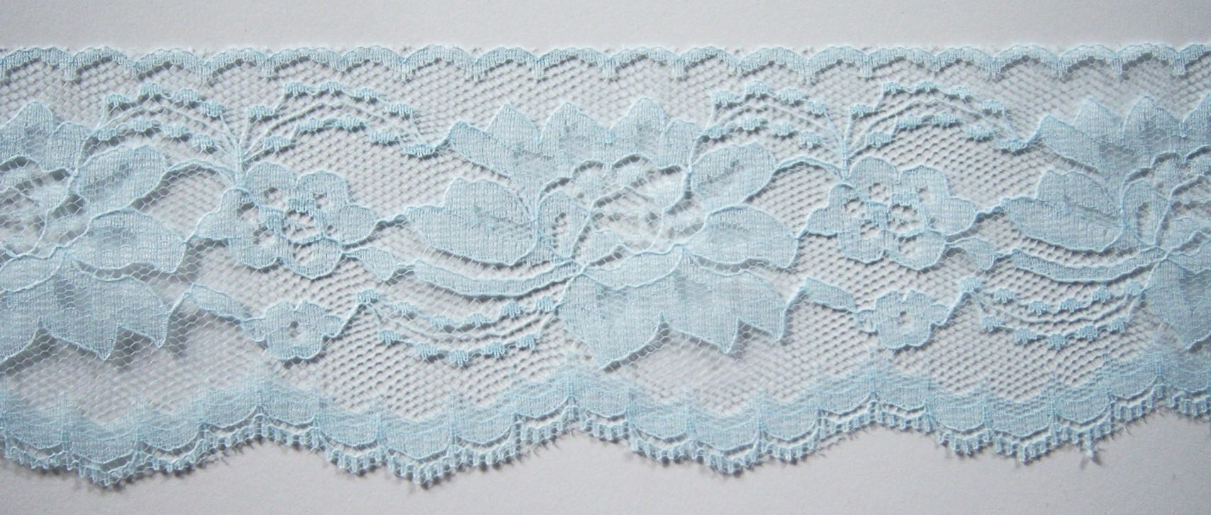 Light Blue 3" Nylon Lace