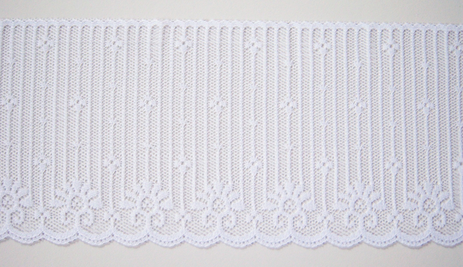 White 4" Nylon Lace